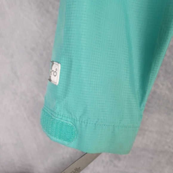 Patagonia Torrentshell Rain Coat Jacket Girls Small 8 Blue H2no Hooded - Picture 13 of 16